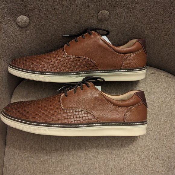 Johnston & Murphy McGuffey woven plain toe shoes. Size 13 men\'s. main image 4